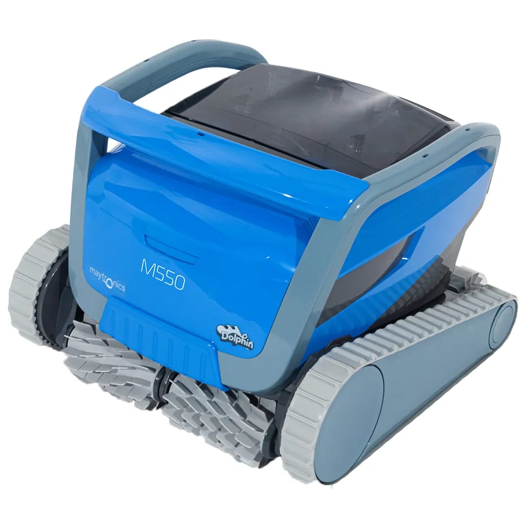 Maytronics Dolphin M550 — Manufacturer photograph of the product family; configuration may vary.