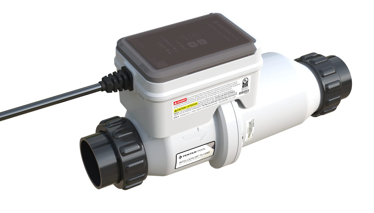 Pentair IntelliChlor Plus60 — Manufacturer photograph of the product family; configuration may vary.