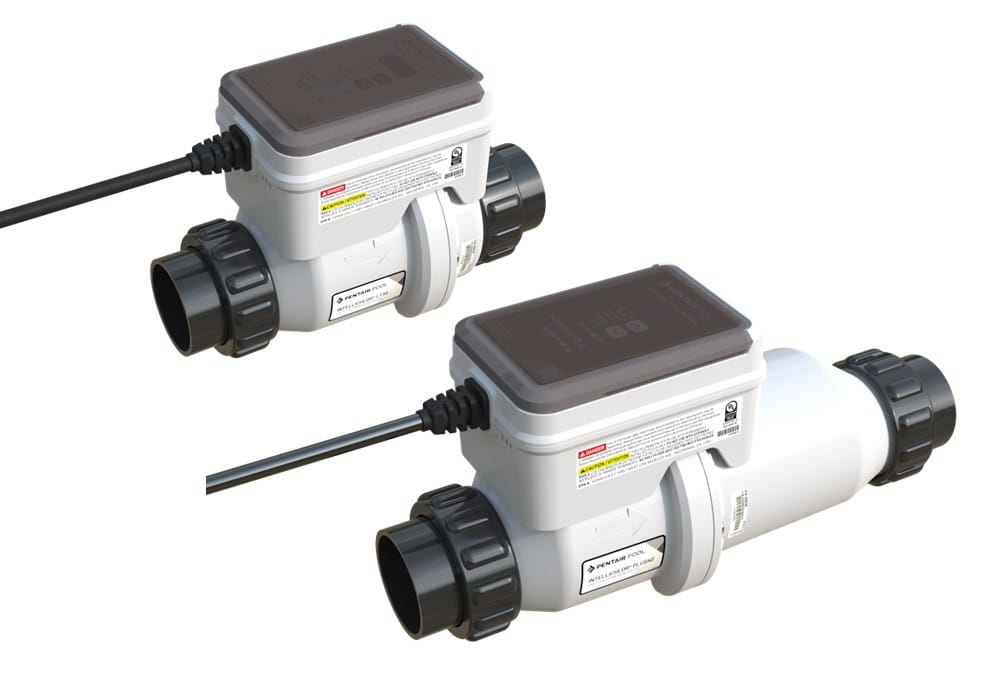 Pentair IntelliChlor Plus40 Salt Cell (523735-EC) — Manufacturer photograph of the product family; configuration may vary.