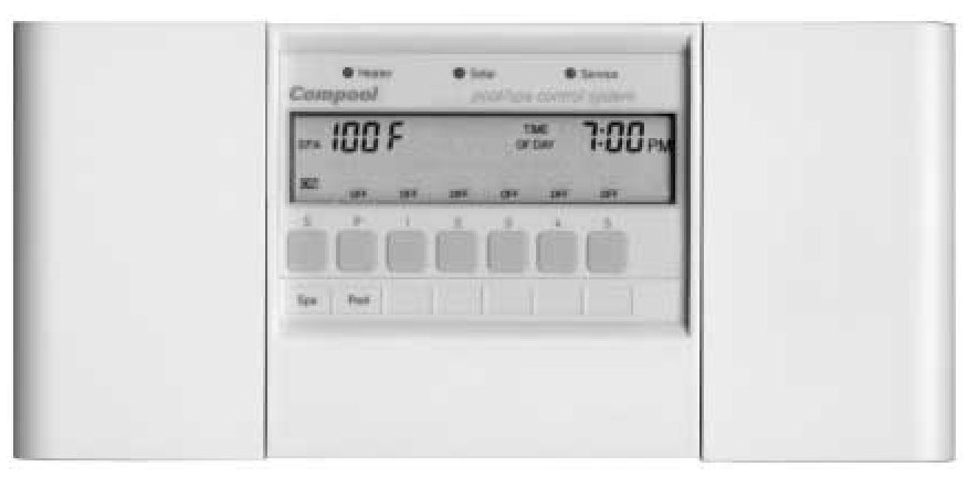 Compool Compool CP3600 — Manufacturer photograph of the CP3600 control panel, from its archived manual.