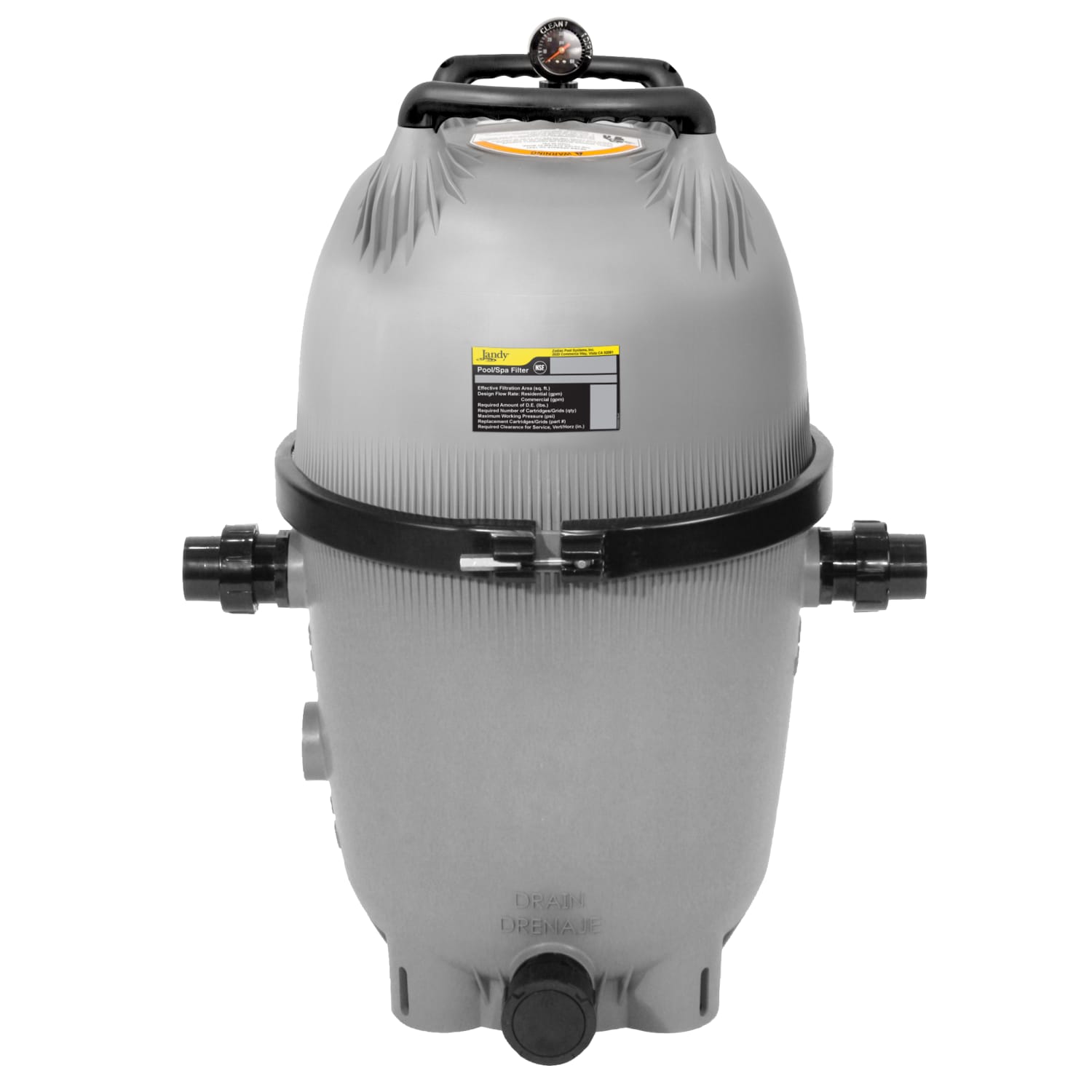 Jandy CV340 Cartridge Filter — Manufacturer photograph of the product family; configuration may vary.