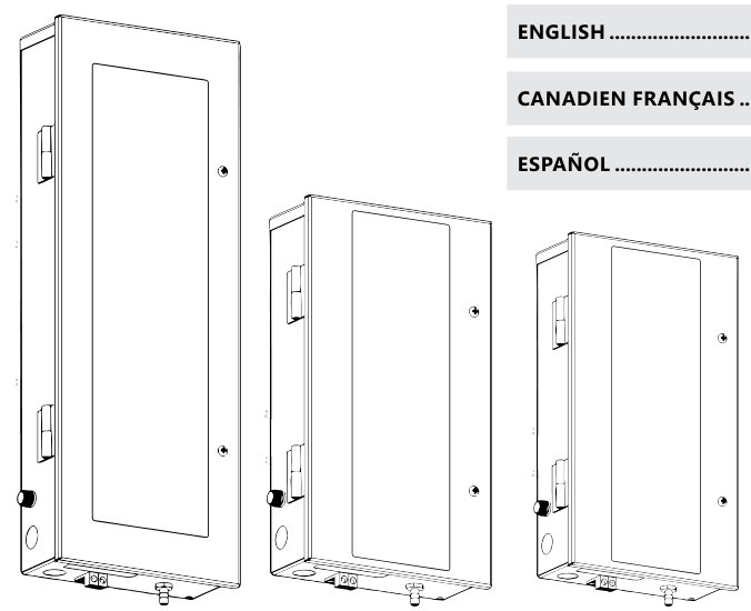 CMP (DEL) DEL Ozone 50 — Manufacturer illustration showing the DEL Ozone 25 / 50 / 100 family; cabinet size varies by model.