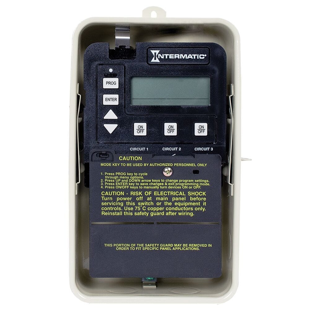 Intermatic PE153F Electronic Timer — Manufacturer photograph of the product family; configuration may vary.