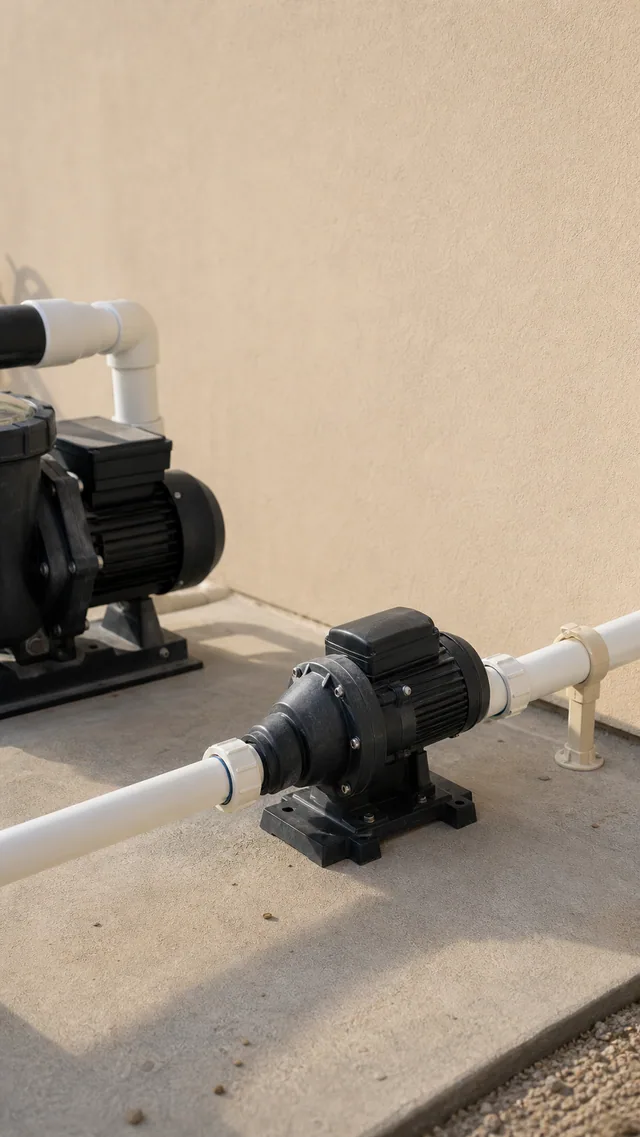 AI-generated visual of booster pump