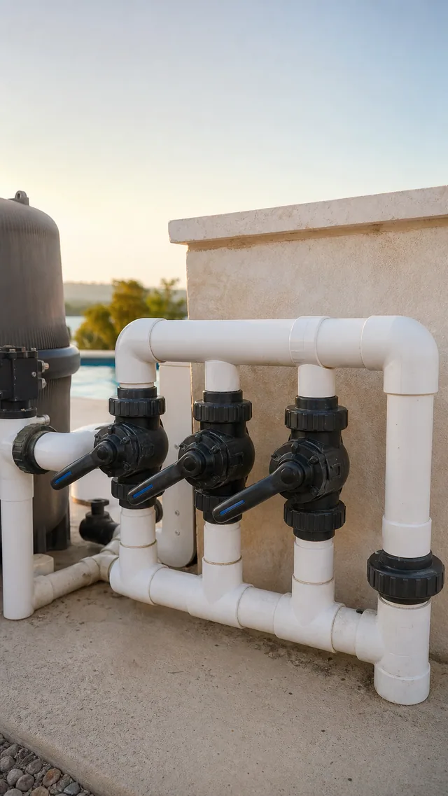AI-generated visual of valves & fittings